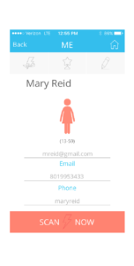 web-Me-screen iTOVi Scan Me Section